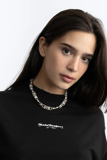 Chain Pearl Necklace