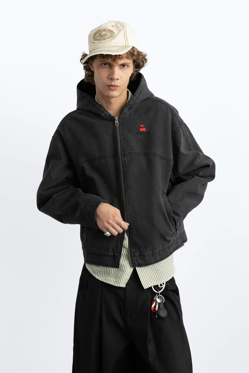 Worker Jacket Canvas Ash