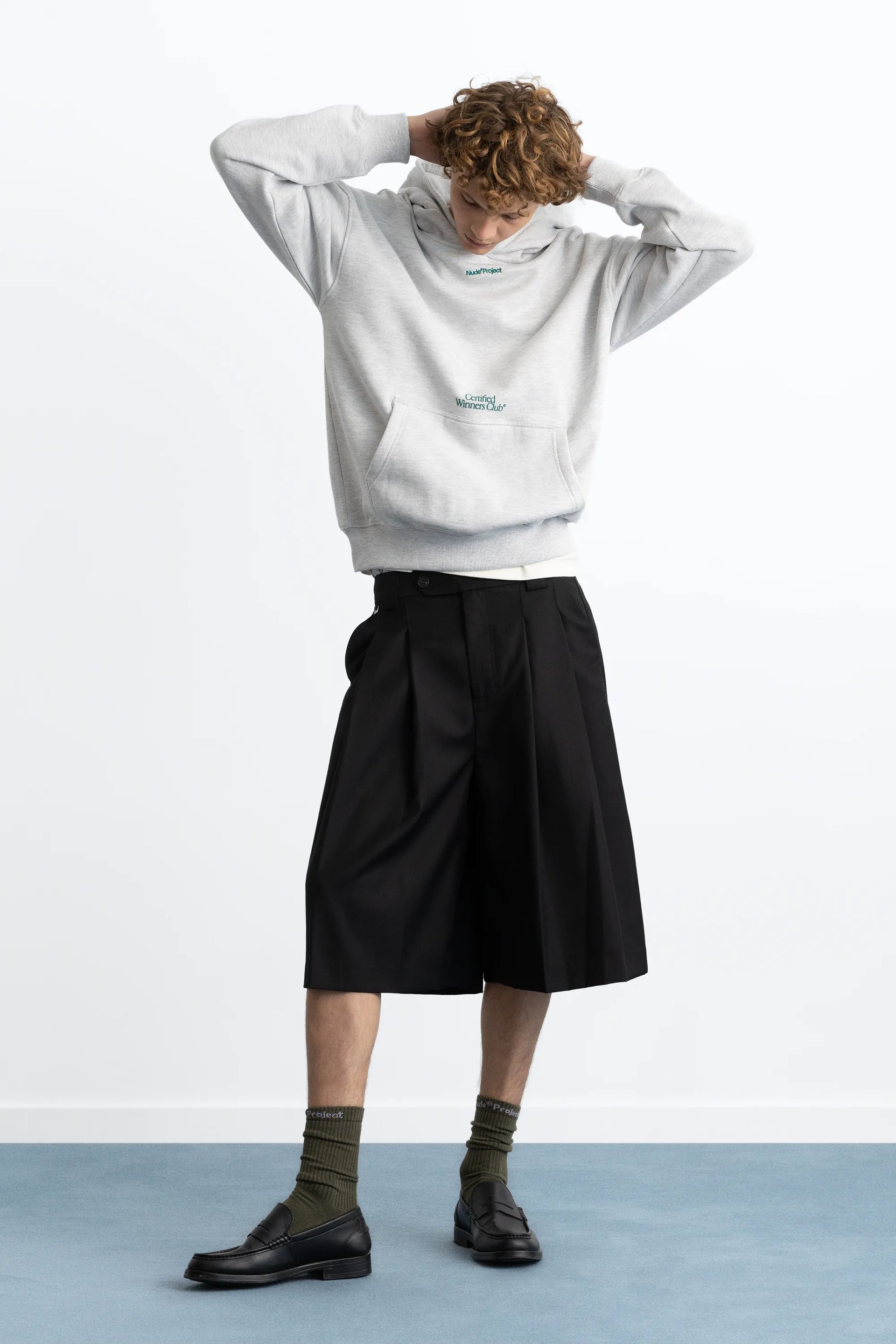 Winner Hoodie Grey Melange