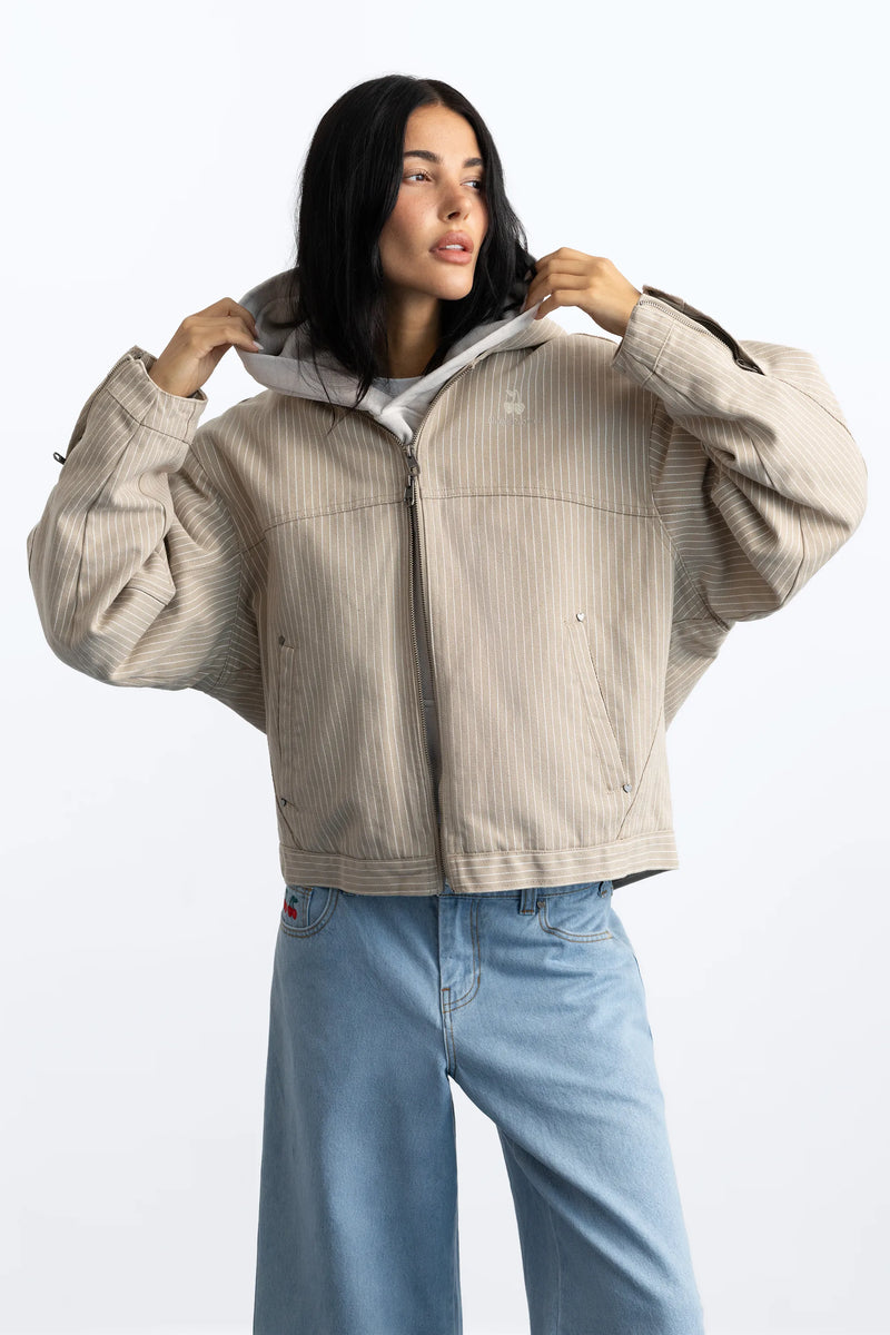 Worker Jacket Canvas Beige