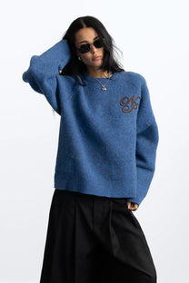 Le Marais Knit Sweater Blue