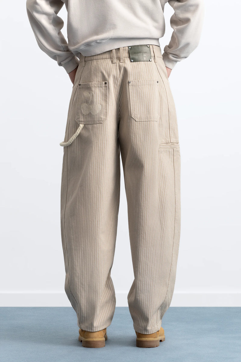 Worker Carpenter Pants Beige
