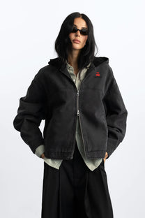 Worker Jacket Canvas Ash