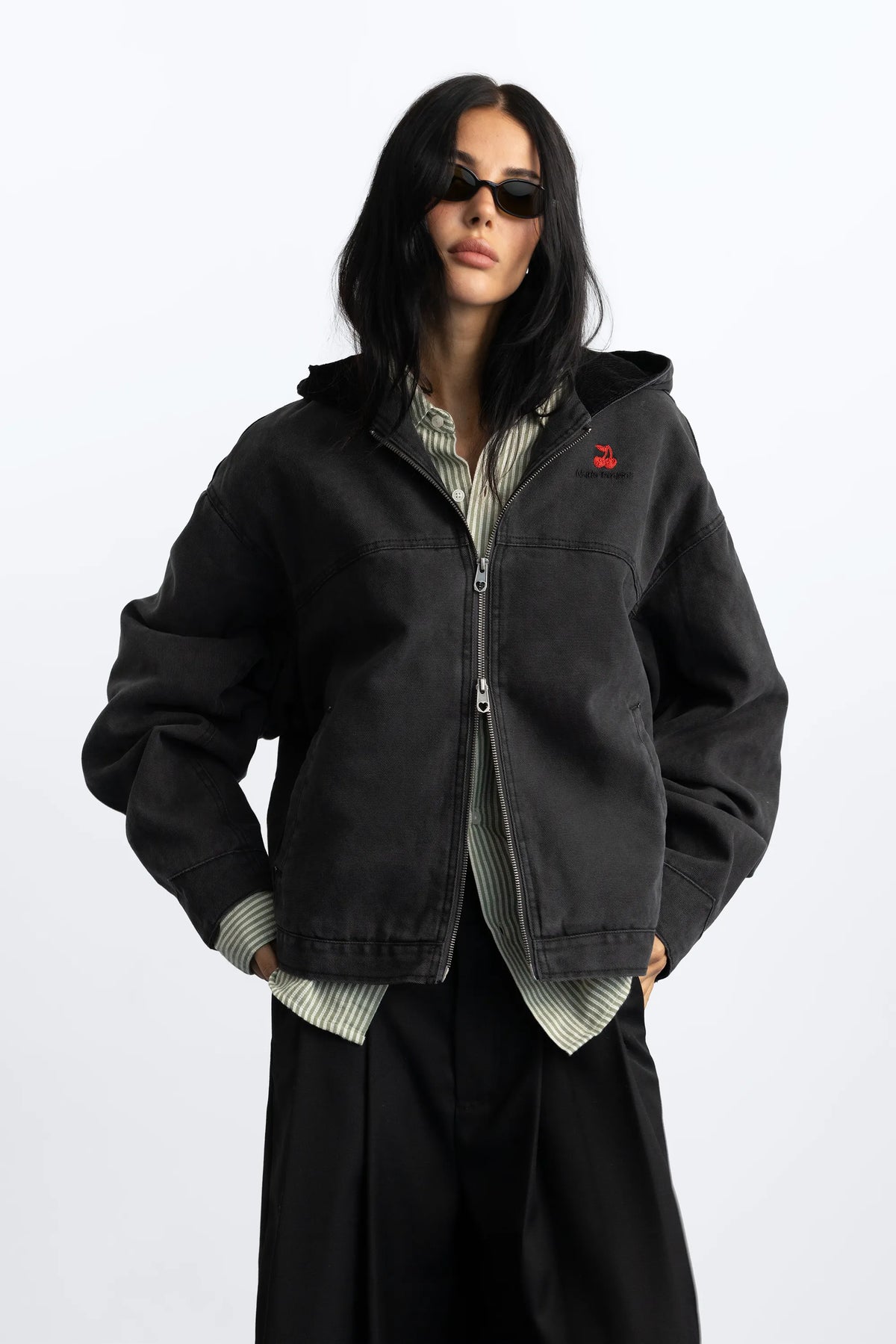 Worker Jacket Canvas Ash