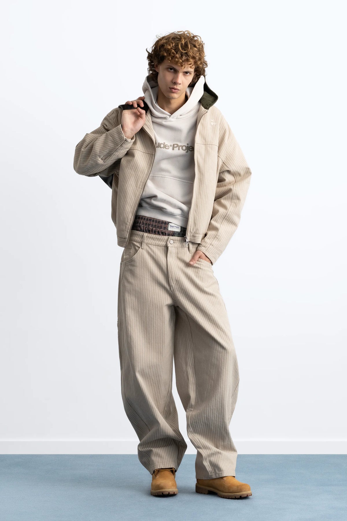 Worker Carpenter Pants Beige