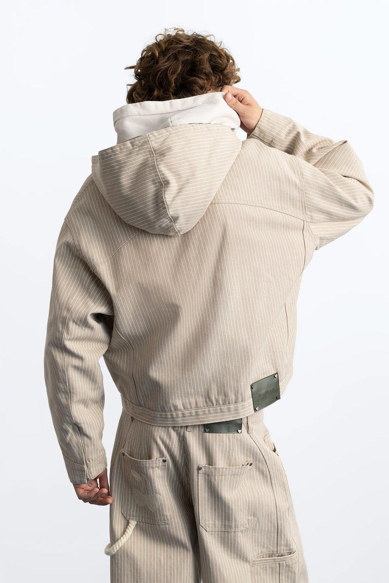 Worker Jacket Canvas Beige