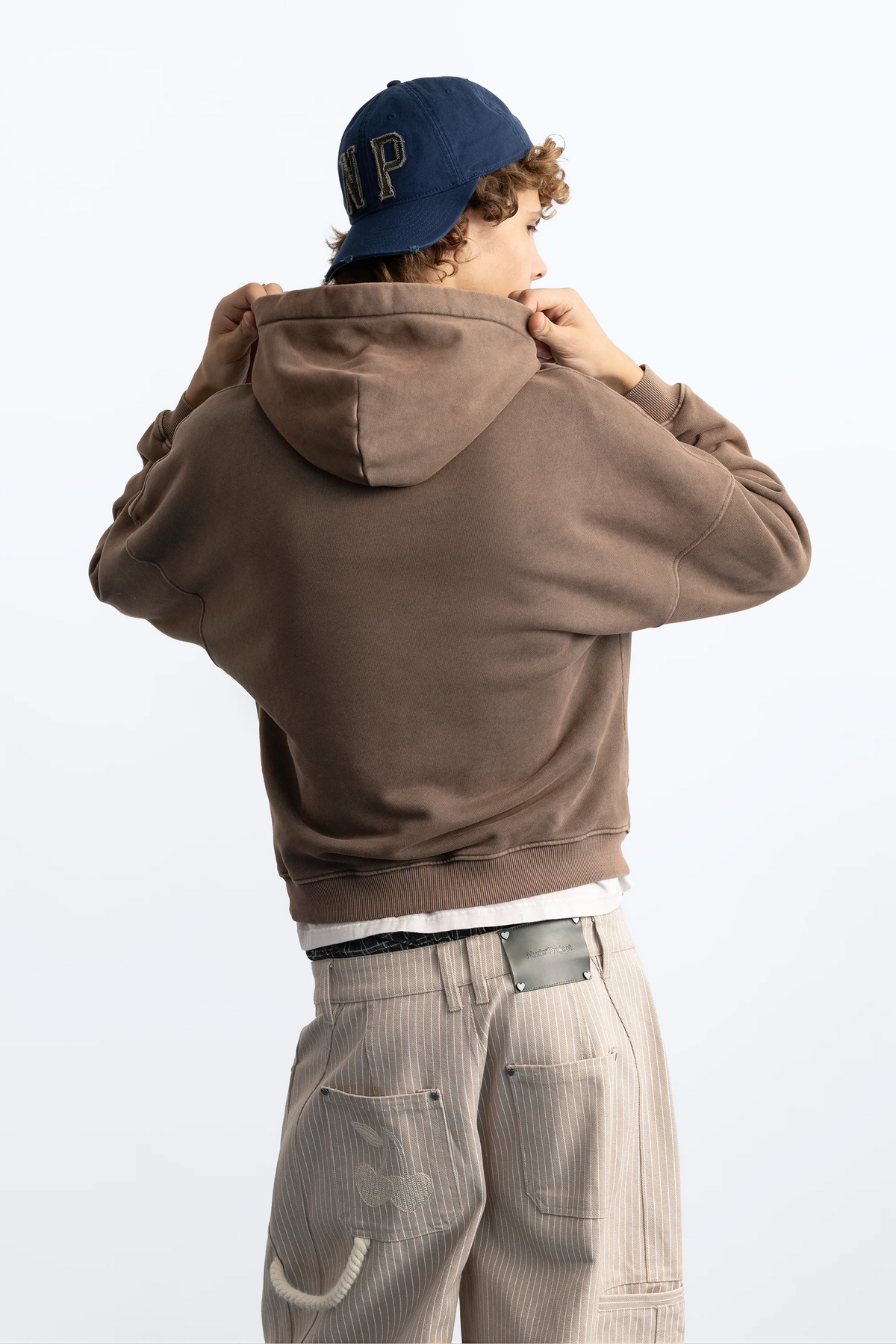 Box Logo Hoodie Brown