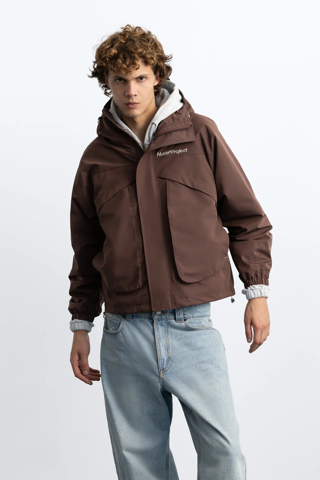 Windbreaker Jacket Brown