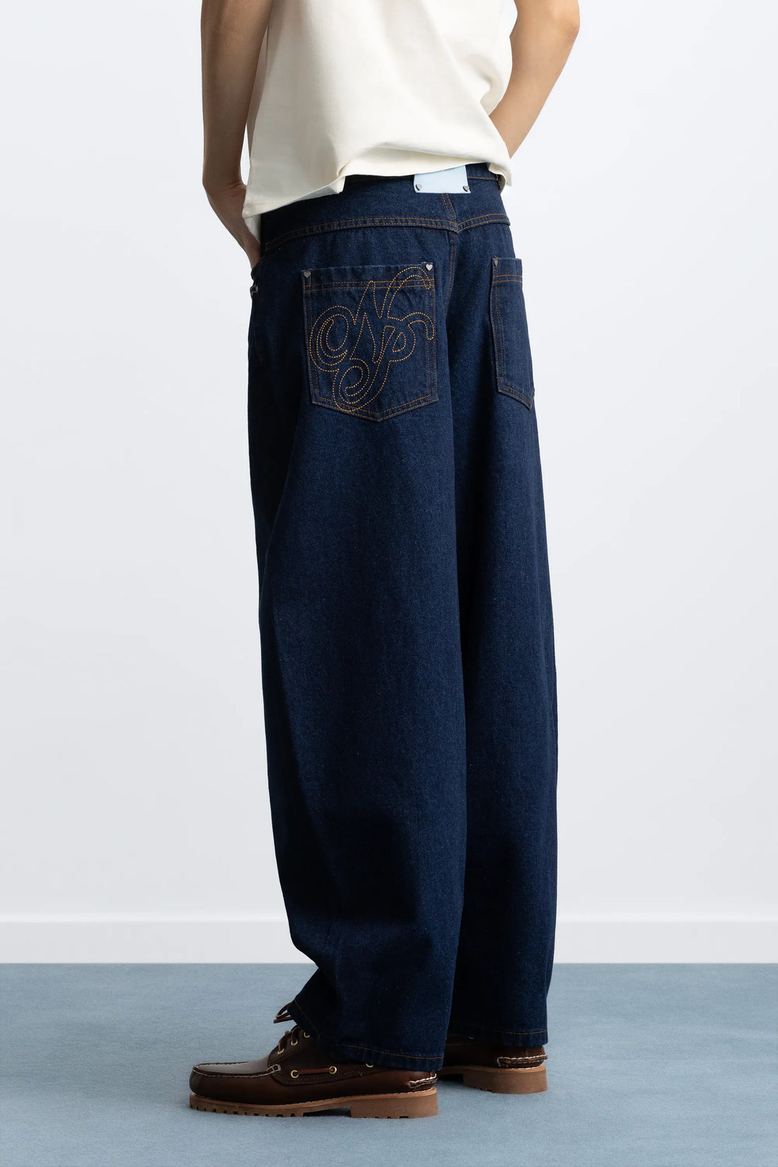 Barrel Jeans Raw Indigo