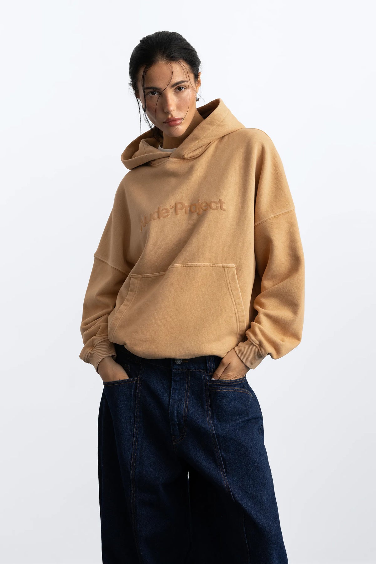 Box Logo Hoodie Brown