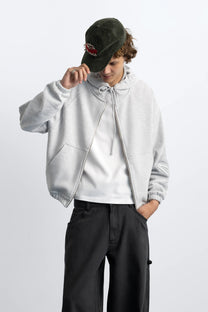 United Zip-Up Hoodie Grey