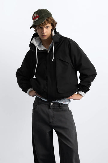 Windbreaker Jacket Black
