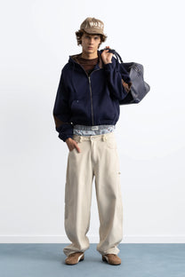 United Zip-Up Hoodie Navy