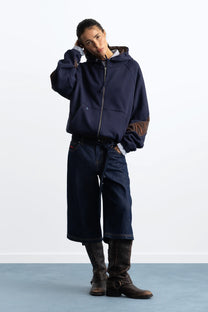United Zip-Up Hoodie Navy