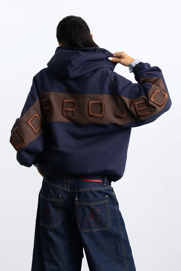 United Zip-Up Hoodie Navy