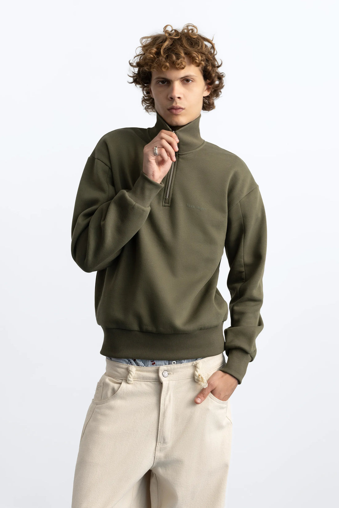 Origins Quarter-Zip Khaki