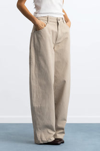 Worker Carpenter Pants Beige