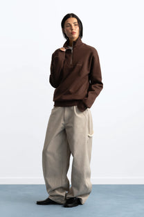 Origins Quarter-Zip Brown