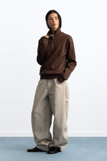 Origins Quarter-Zip Brown