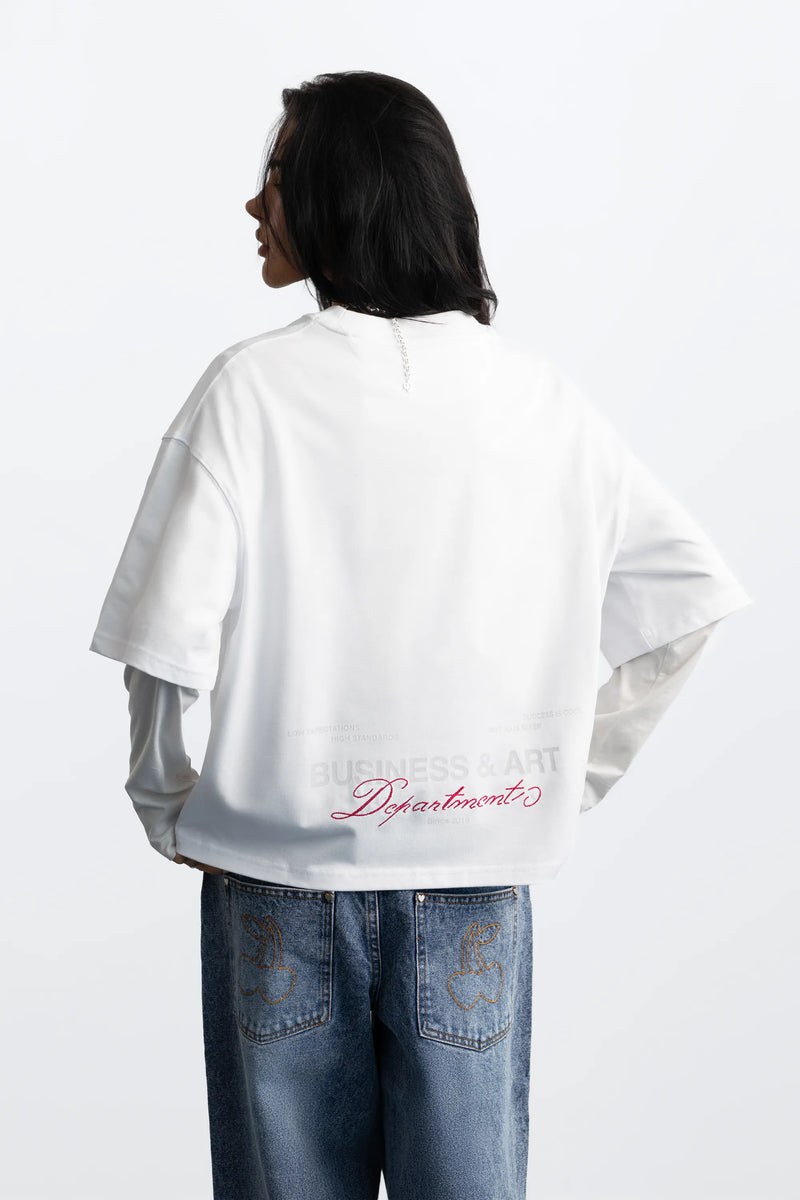 Department Tee White