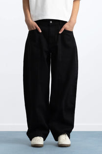 Barrel Jeans Black