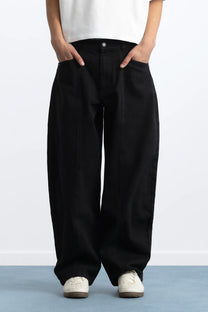 Barrel Jeans Black