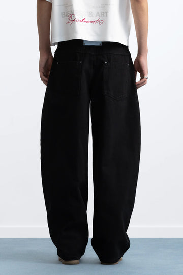 Barrel Jeans Black