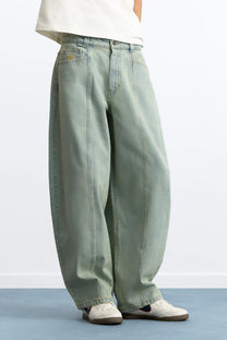 Barrel Jeans Acid Wash