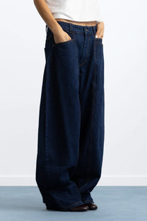 Barrel Jeans Raw Indigo