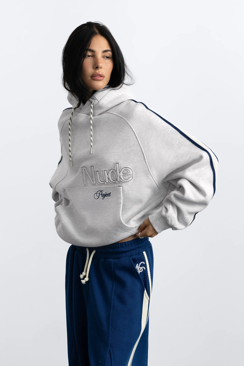 Biggie Hoodie Grey Melange