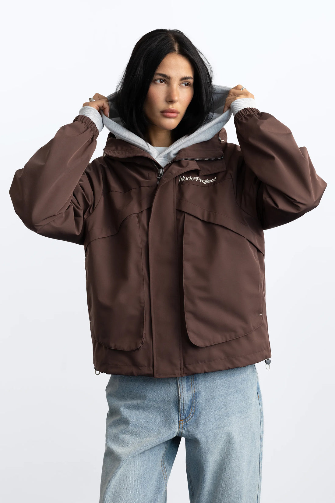Windbreaker Jacket Brown