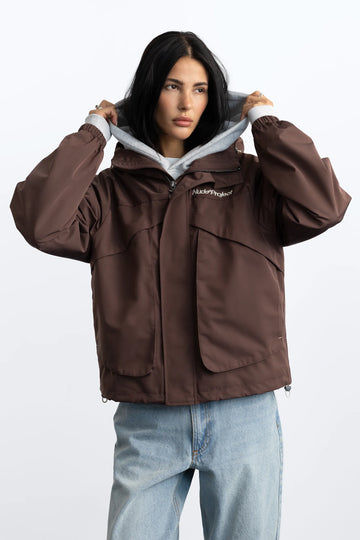 Windbreaker Jacket Brown
