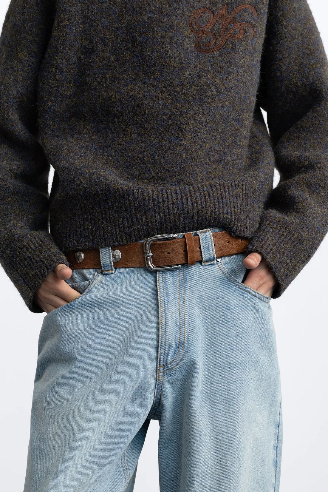 Pony Leather Belt