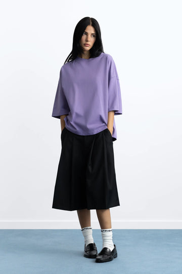 Block Tee Purple