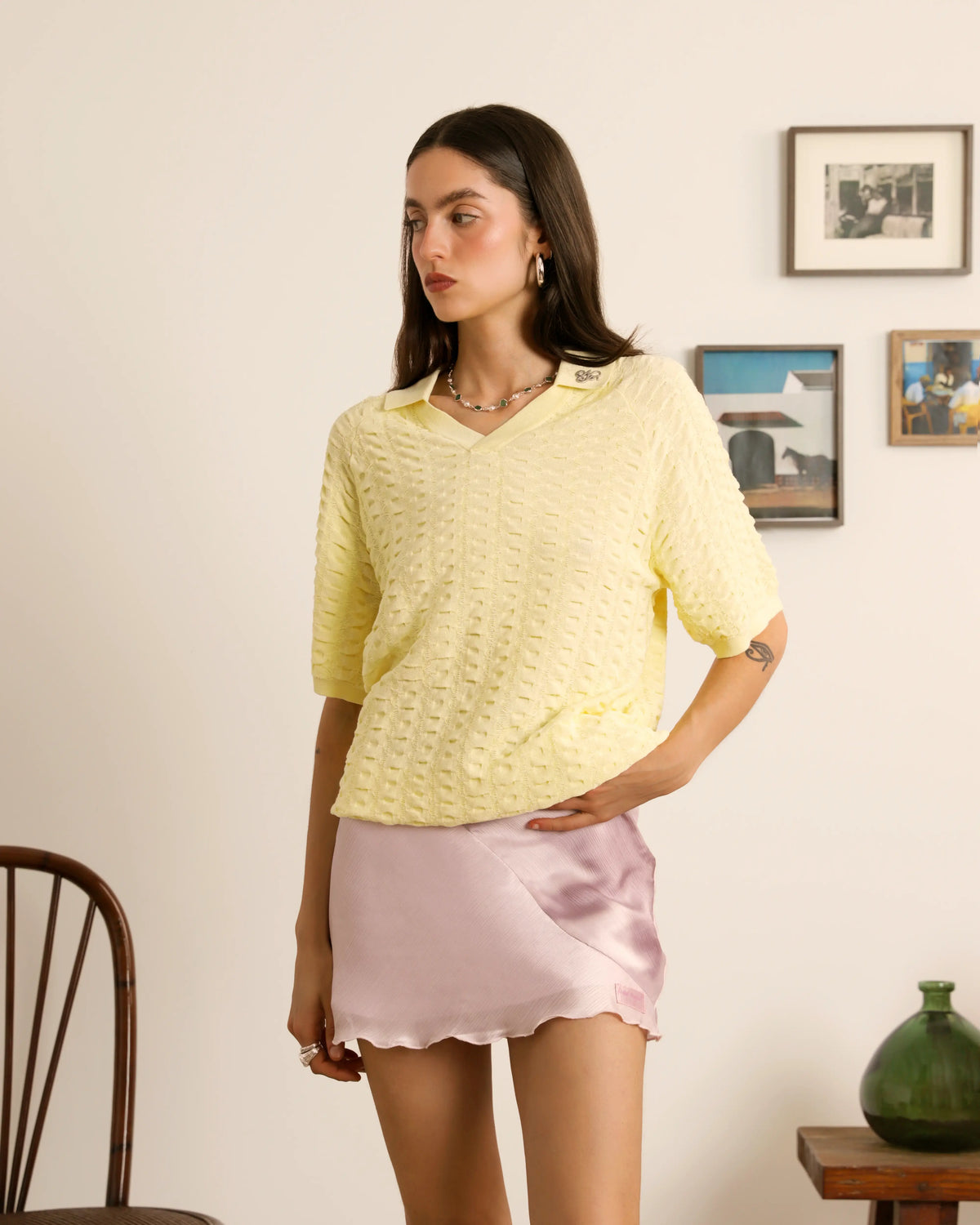 Woman [Model is 173cm/5’67” wearing size S]