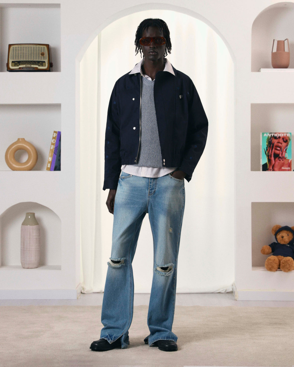 man [Model is 186cm/6’1” wearing size M]