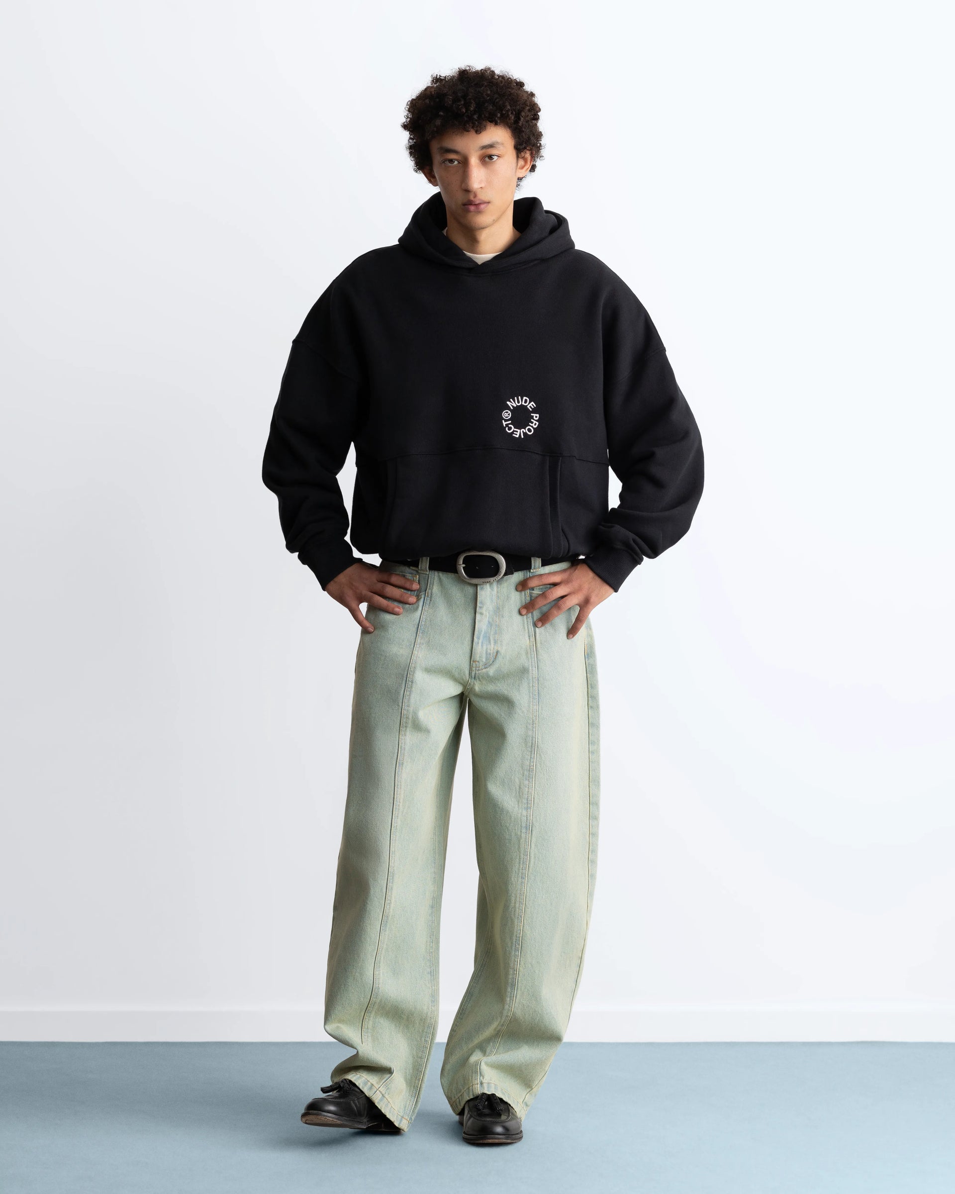 Kory Boxy Hoodie Black