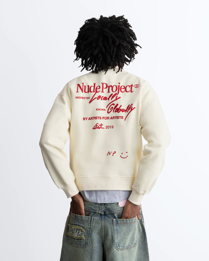 Global Soon Sweatshirt Marshmallow