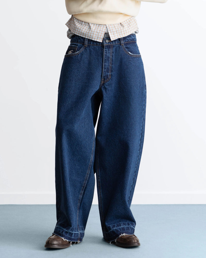 Old Baggy Jeans Blue Stone Wash