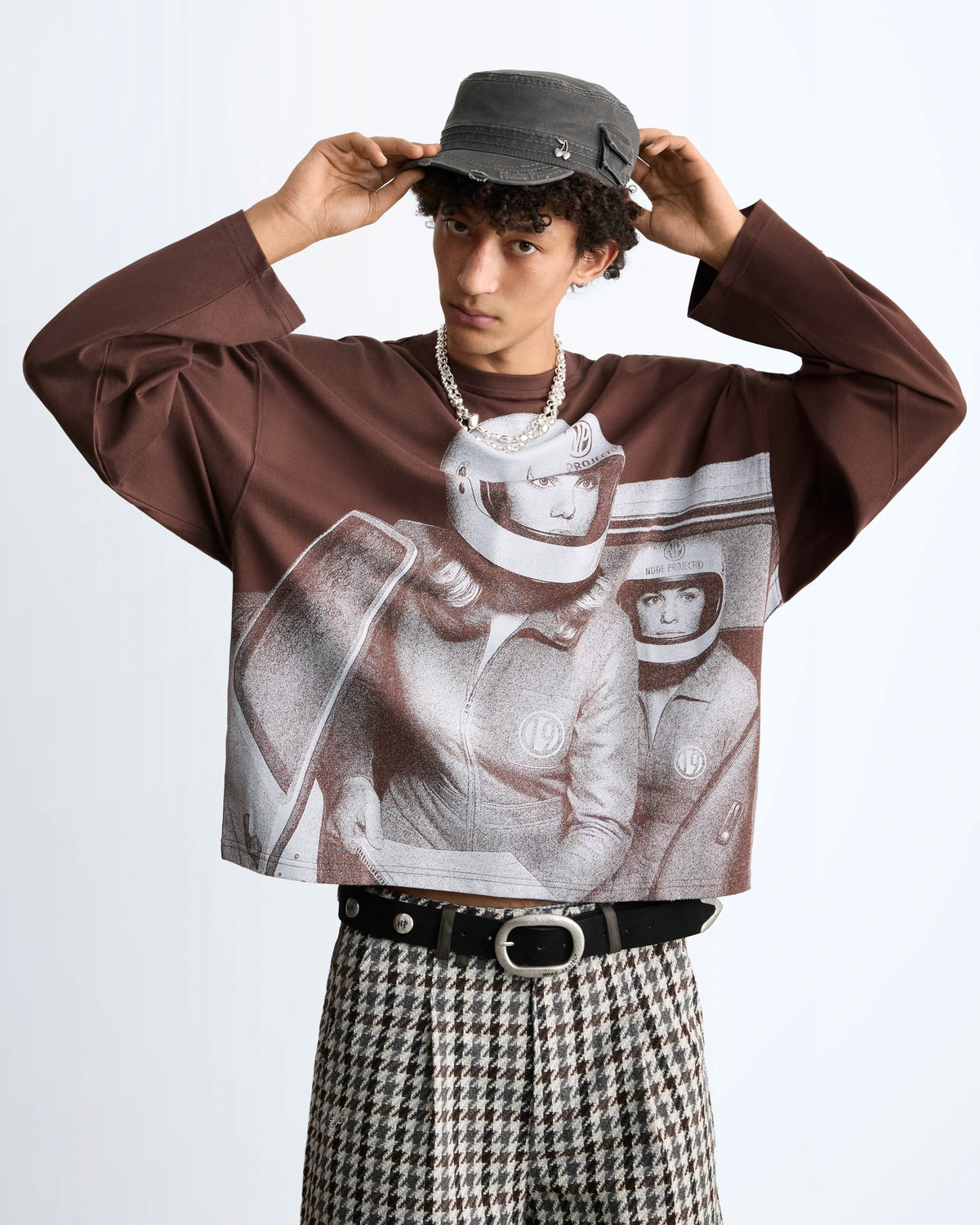 Rally Long-Sleeve Tee Brown