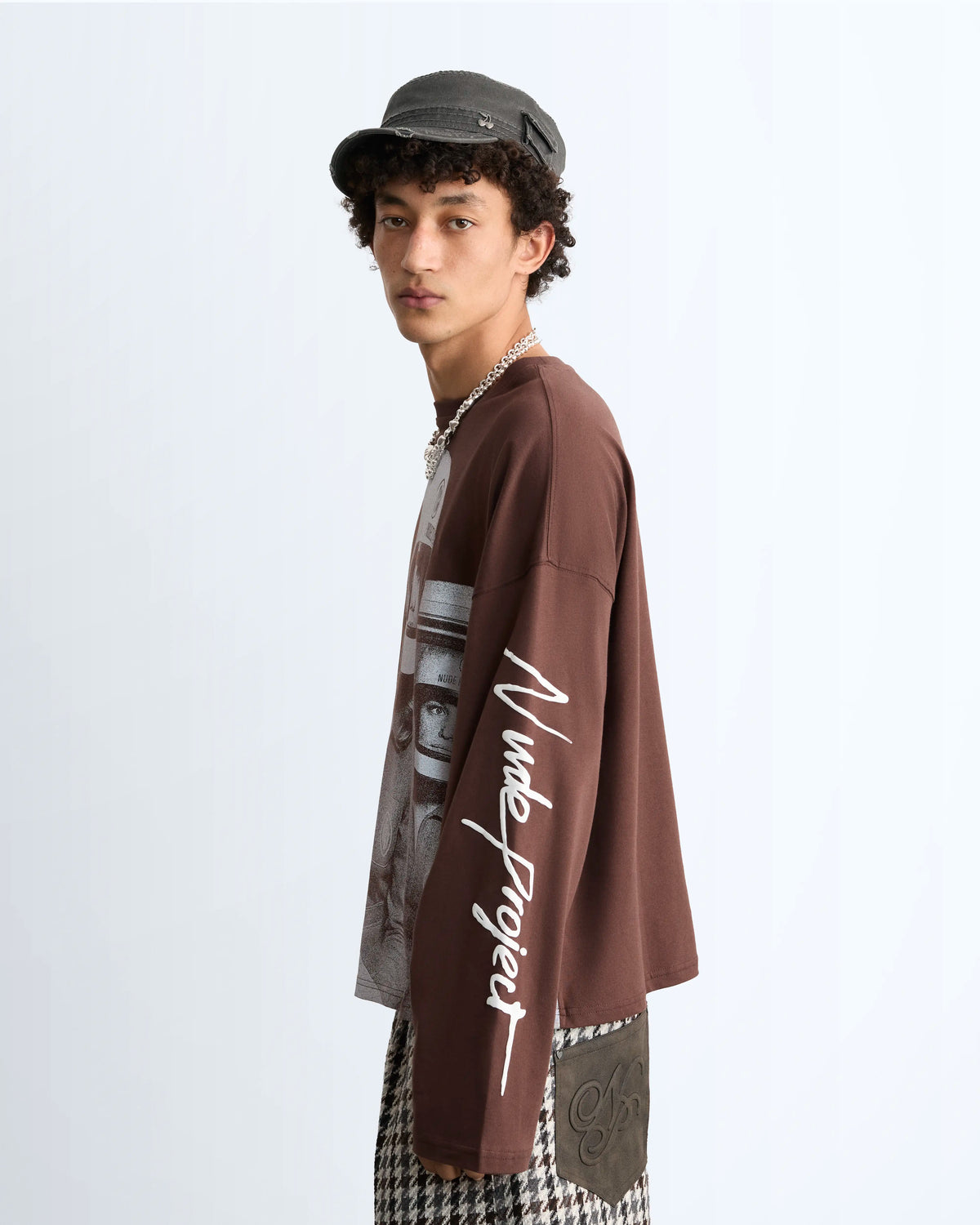 Rally Long-Sleeve Tee Brown