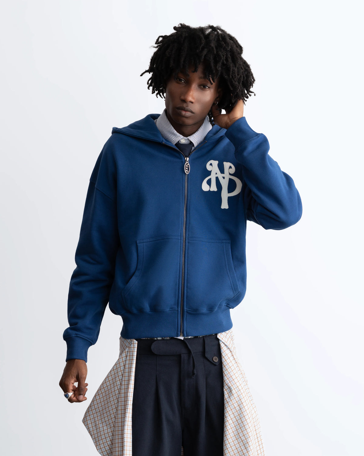 Kill Bill Zip-Up Hoodie Blue