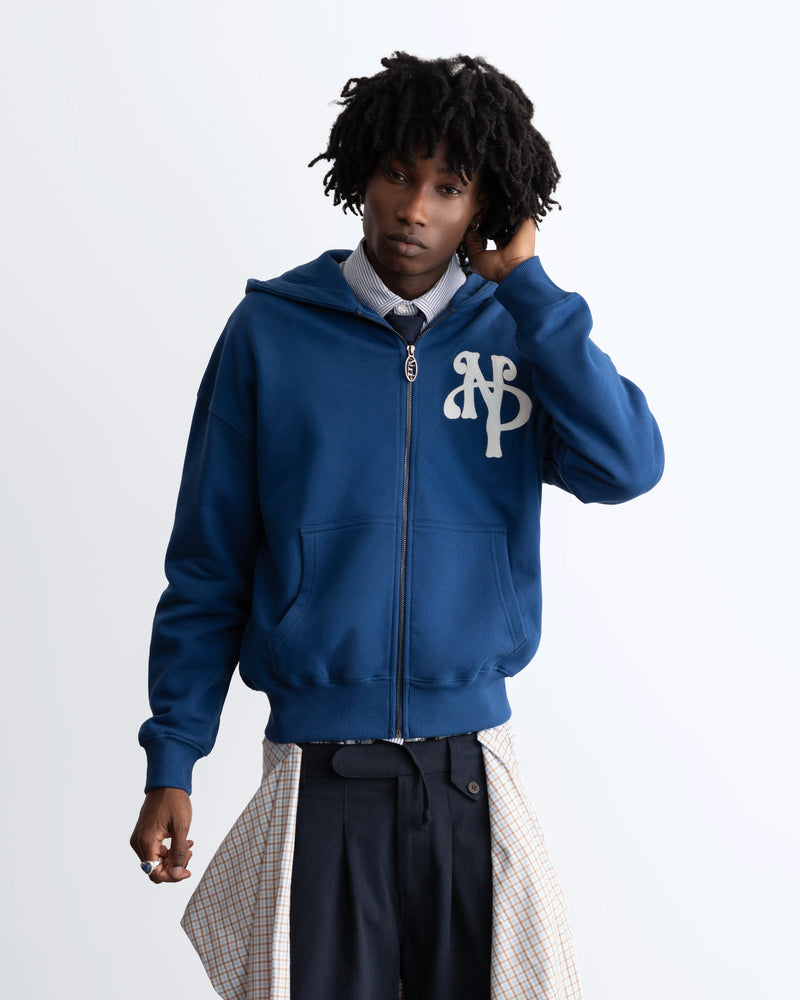 Kill Bill Zip-Up Hoodie Blue