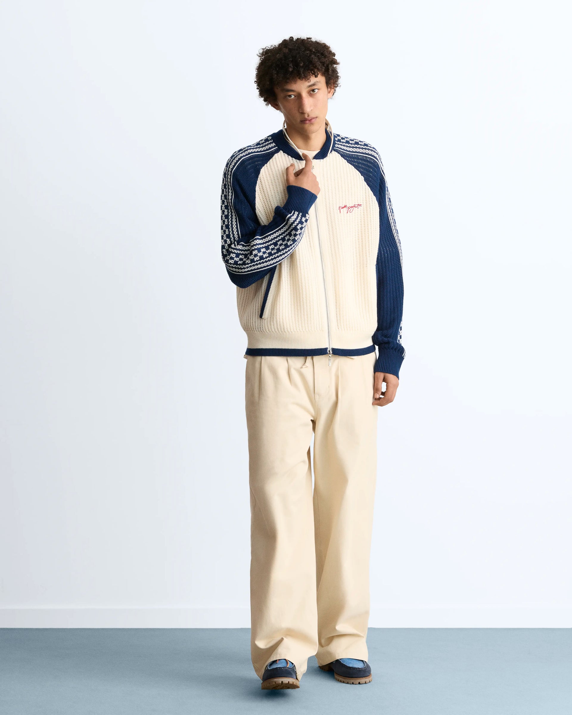 Agneli Knit Bomber Jacket