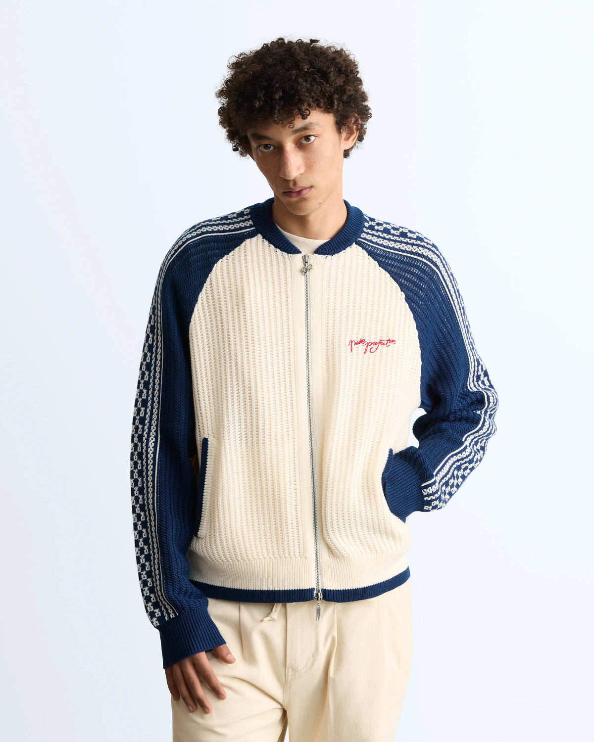 Agneli Knit Bomber Jacket