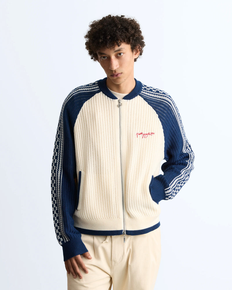 Agneli Knit Bomber Jacket