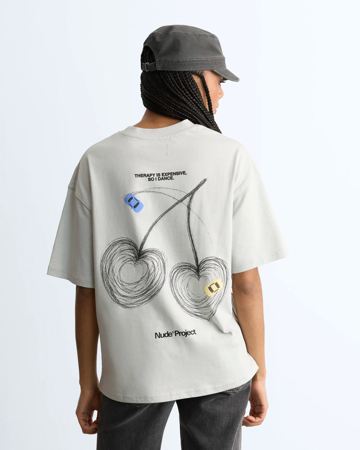 Racing Line Tee Grey