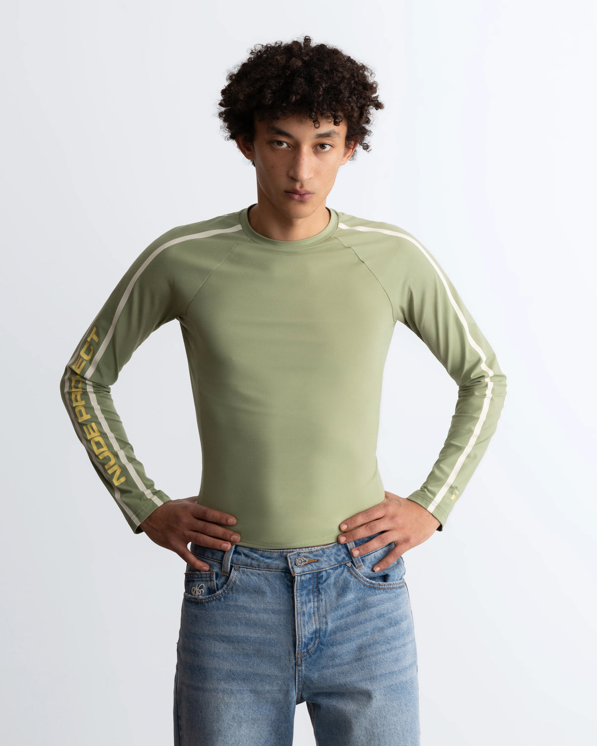 Suzuka Slim Long-Sleeve Tee Green