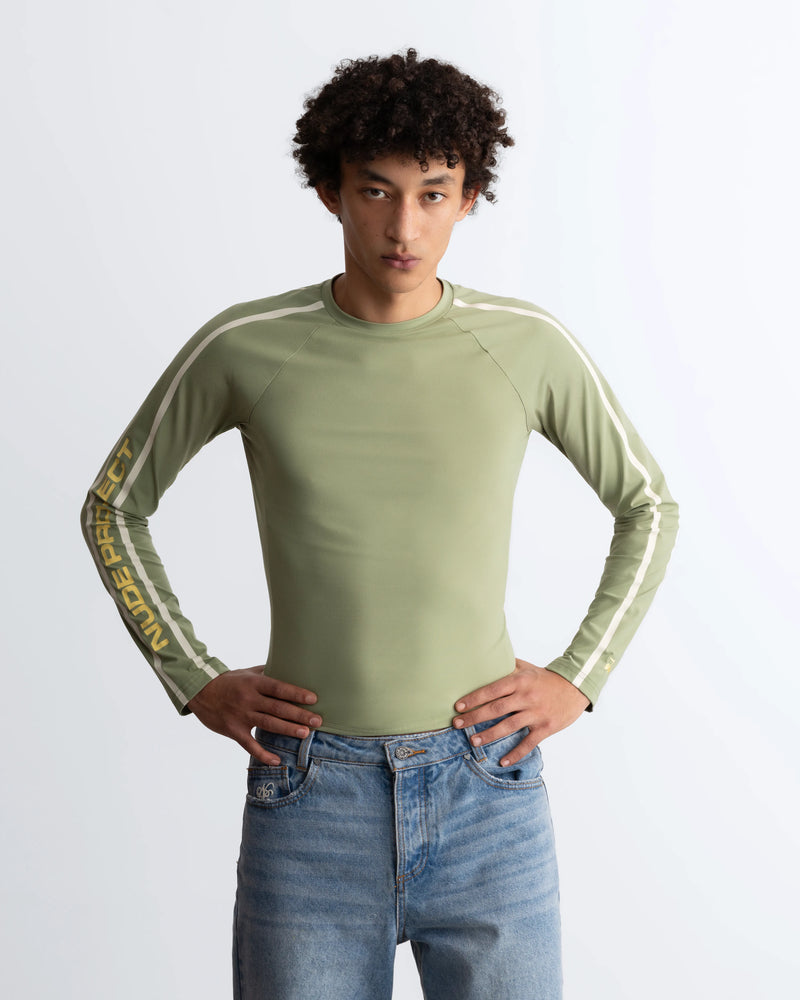 Suzuka Slim Long-Sleeve Tee Green