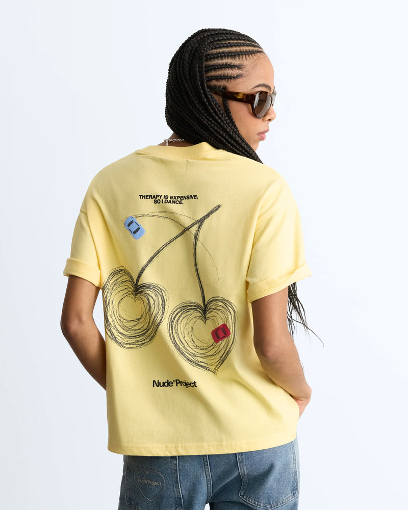 Racing Line Tee Yellow